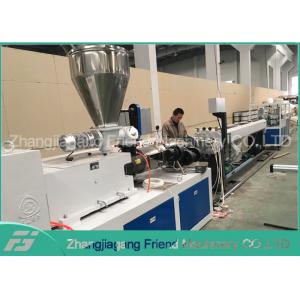 Environmental Protection Plastic Pipe Machine High Output Simple Operation