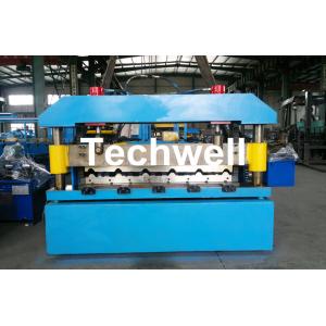 China Automatical Steel Roof Wall Panel Roll Forming Machine With 13 - 20 Forming Station supplier