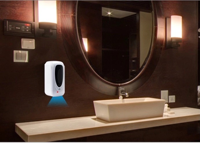 China Distributeur libre de savon de contact d'alcool fixé au mur, distributeur automatique Touchless de savon supplier