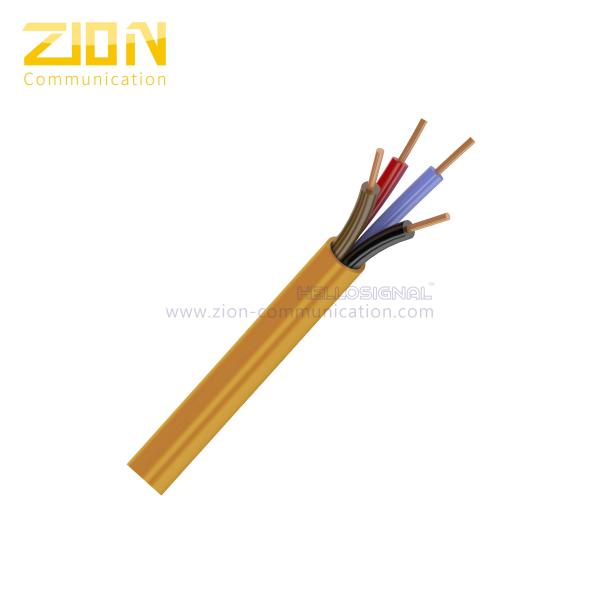 China Fogo 0.22mm2 - revestimento de PVC Unshielded do núcleo de FRHF 4 Livre do halogênio resistente do cabo supplier