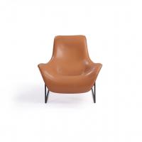 China Ergonomic Design Leisure Armchair OEM Leather Lounge Armchair on sale