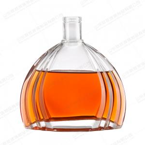 China Accptable OEM/ODM Custom Clear Glass Bottle for Liquor Wine Whisky Vodka Spirit Clear supplier