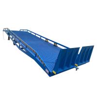 China Warehouse Adjustable Container Ramp Hydraulic Mobile Loading Dock Ramp For Forklift Truck on sale
