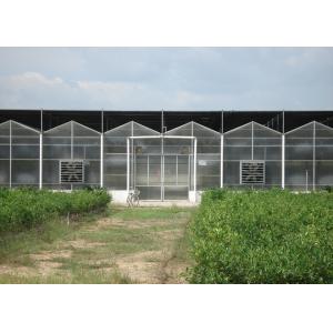 China 9.6m Largura do túnel Estufa de policarbonato para práticas agrícolas sustentáveis supplier