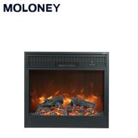 China 750mm Modern Built In Electric Fireplace Wood Mantel Two Levels Heating on sale