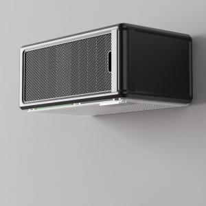 UVC Wall Mounted Air Purifier , Hepa Room Air Cleaner With LED Touch Screen
