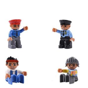 Mini ABS Plastic Action Anime Figures Building Blocks Figure Toys  For Kids