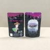 Custom Stand Up Pouch Thumb Pockets With Reclosable Child-Resistant Zipper
