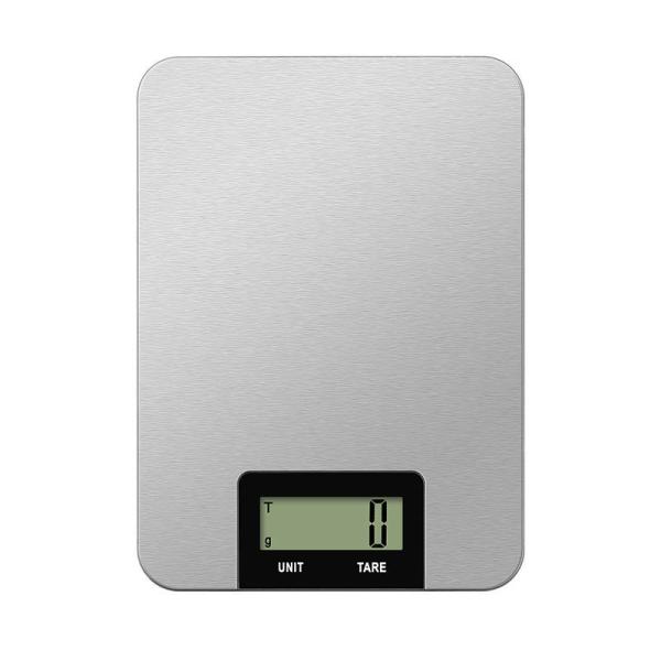 JLY Smart 5kg/1g ステンレス鋼電子キッチンスケール、1x3V CR2032リチウム電池電源およびOEM LEDディスプレイ