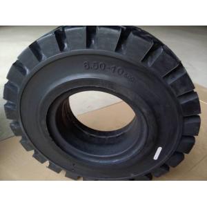 China LK301 Patten 6.50 10 Solid Forklift Tires , Solid Rubber Tires For Forklifts supplier