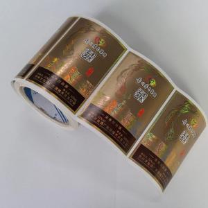 Custom Self Adhesive Product Label Stickers / Adhesive Paper Label Stickers