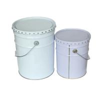 China 10 18 20 Liter 5 Gallon Paint Bucket UN Certified Industrial Tinplate Pail For Storing Of Polyester Resin on sale