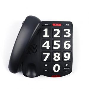 China Single Line Big Button Telephone Seniors Corded 15.6 KG Wall Mounted Telephone supplier