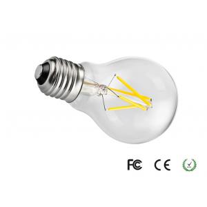 China High PFC 4W Dimmable LED Filament Bulb For Bed Rooms ROHS / UL supplier