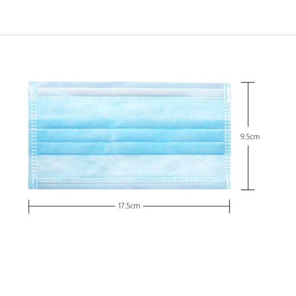 Hubei blue OEM light eco-friendly disposable Type 2 face mask