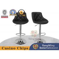 China Lifting Stainless Steel Chassis Leather Hotel Custom Casino Gaming Chairs on sale