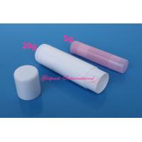 tubo vacío blanco del labio del envase del lustre del labio del tubo de gran tamaño del protector labial del tubo de la barra de labios 20g