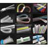 Qualities product multi colored transparent pe one track plastic zipper  Product nametem	Qualities product multi colored