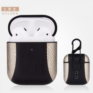 China Genuine Leather Case Front LED Visible Charging Cover for Apple AirPod 2 & 1 supplier