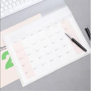 Large PVC Cover Custom Desk Pad Calendar Durable Waterproof For Mouse Pad
