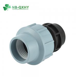 China PP PE Quick Compression Pipe Fitting for Full Size Irrigation Pipe Customized Request supplier