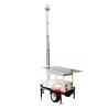 China Solar Security Surveillance Trailer With 4K Cameras For Temporary Engineering Security wholesale