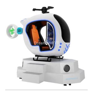 China 9D VR Helicopter Simulator 3DOF Electric Dynamic System 280x125x220cm wholesale