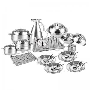 Family cookware sets stainless steel kitchenware random match style