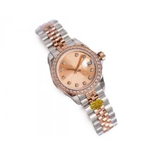Time Display Quartz Wrist Clock Band Length 24cm Trendy Watch For Ladies