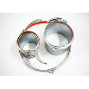 China Galvanized Quick Release Hose Clamps Stainless Steel , 4-23 Inch Adjustable Pipe Clamp supplier