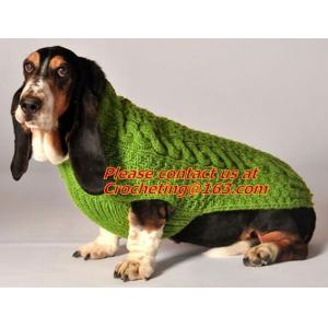 Knit Pet Sweater, Dog Knitting Wool jacquared Turtle neck Sweater Pet Winter Clothes