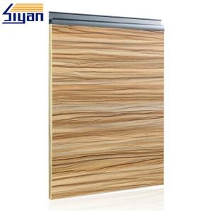 China Wood Grain Modern Bathroom Cabinet Doors Sliding Open With 57mm Width supplier