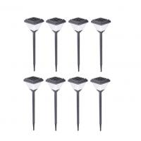 China Waterproof Solar Pathway Lights 8 Pack Lawn Garden Lights DC 3.2V For Yard on sale