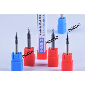 China AlTiN Coating , HRC50 , Ball end mill cutter , 2 Flute , Grain Size 0.6-0.8UM ,  R0.5  1mm supplier