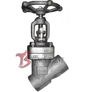 China Forged Steel Y Pattern Globe Valve 1.5 Inch LF2 800LB SW - NPT Ends wholesale