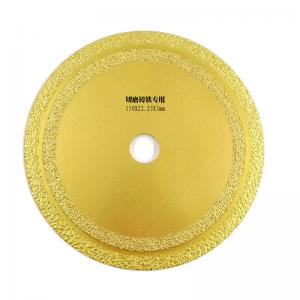 150×1.6/2.4×8×22.23mm Vacuum Brazed Diamond Saw Blade For Cutting Cast Iron Marble Metal Stainless Steel Fire Emergency