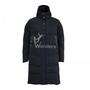 Water Resistant Womens Puffer Insulated Long Parka Jacket Breathable