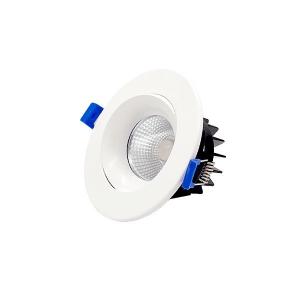 White Gimbal 12w Dimmable Led Downlights 4inch 60Hz Frequency