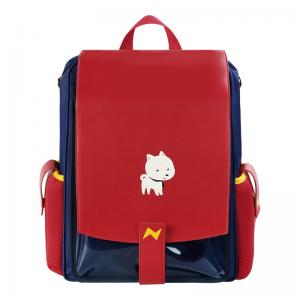 China Nohoo new design school bag PU PVC Polyester double shoulder bag student children school bags supplier