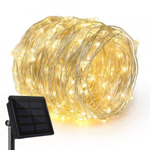 Solar String Lights Solar Copper Wire Fairy Lights 100/200 LED Firefly Outdoor Solar Xmas Lights for Patio Garden Party