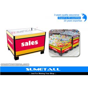 China Supermarket Promotional Display Counter Table supplier