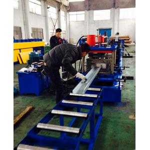 China GCr15 CZ Purlin Roll Forming Machine / Metal Roll Forming Equipment  2mm-3mm Thick supplier