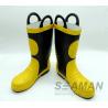 Steel Toe Fireman Rubber Boots Fire Fighter'S Equipment EN15090-2012 Safety