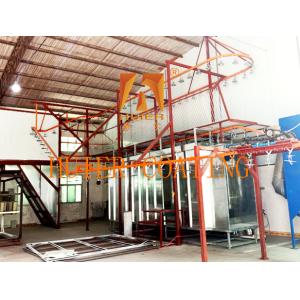 China High-Performance Electrostatic Painting Line with Three-Sided Circulation Design and Multi-Stage Programming for Easy Operation wholesale