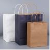 Fashion Recycled Kraft Custom Brown Paper Bags With Logo Shopping Support