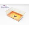 China Clear PVC / PET Cover Custom Plastic Box Packaging Light Weignt Display Paper Tray wholesale