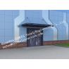 Automatic Glass Sectional Industrial Garage Doors Steel Buildings Kits Superior