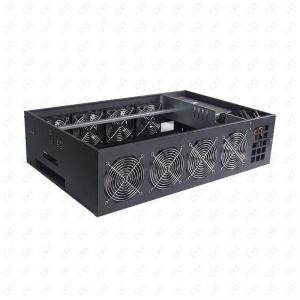 gpu mining card Low Price Graphics Card Rack case with 8 quiet fans cpu and PSU open silent 8 gpu case frame chassis