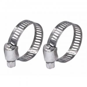 Adjustable Stainless Steel Worm Drive Hose Clamp Reinforced Strength