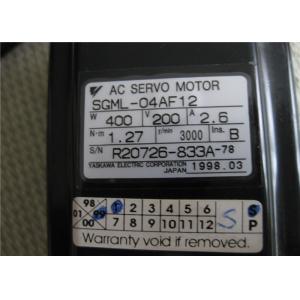 China Watt bonde 3000 RPM de Japão 400 do servo motor da C.A. SGML-04AF12 de Yaskawa feito em Japão supplier